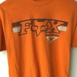 Fox Graphic Tee Shirt Race Division Short Sleeve M